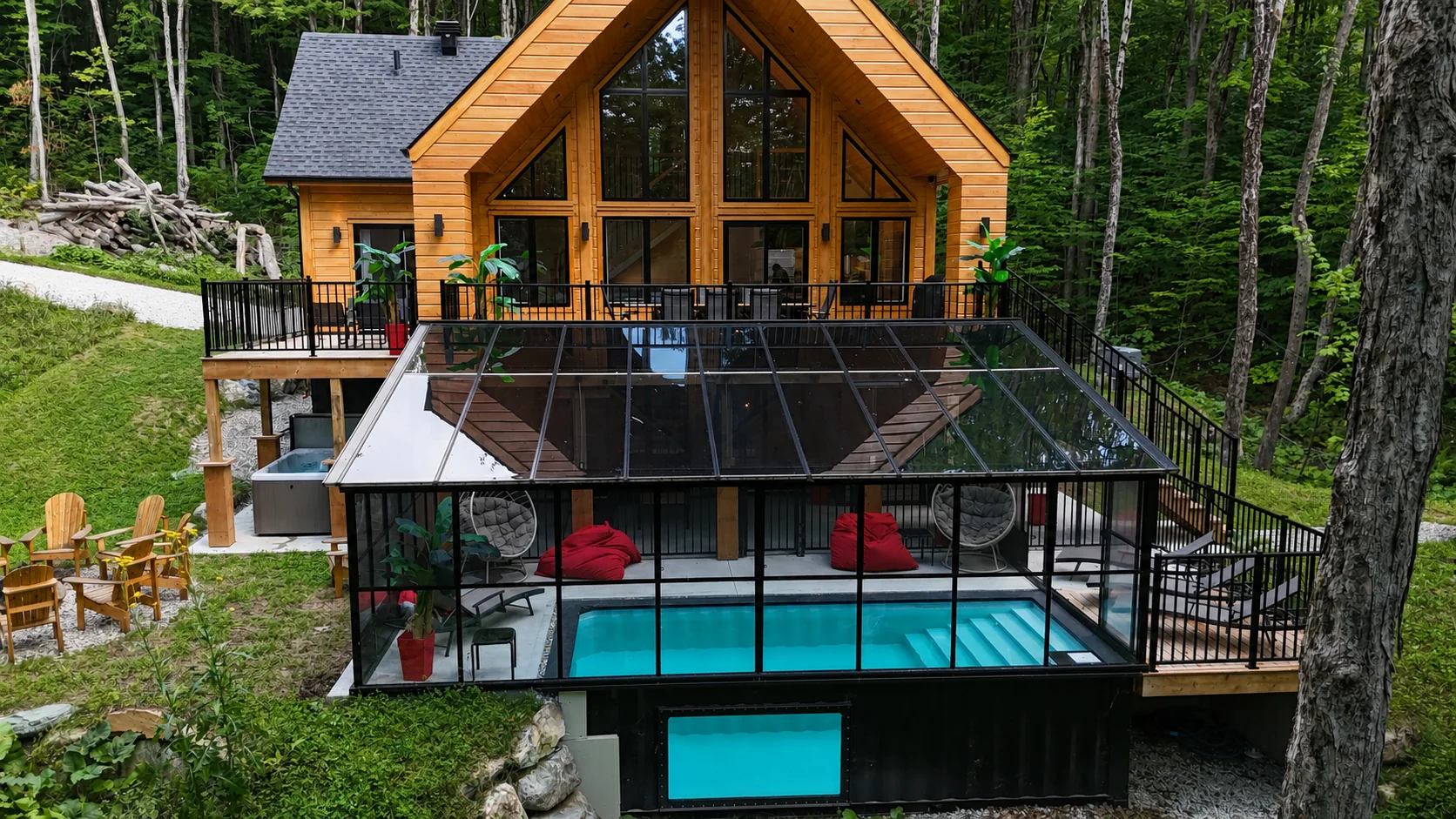 Chalet au cœur de la forêt