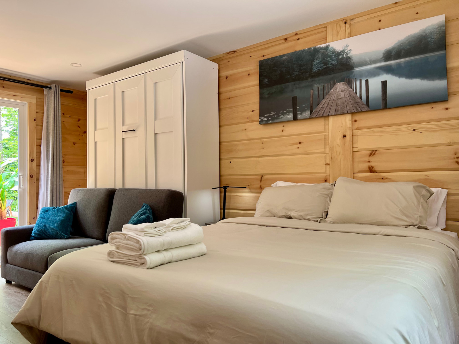 Chambre confortable propice au repos